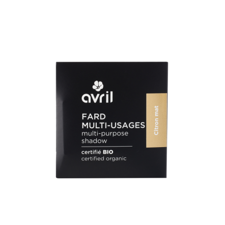 Fard multi-usages citron mat bio