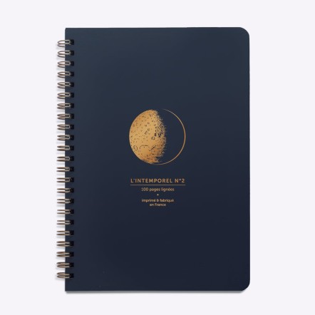 INTEMPOREL 2 lune bleu marine