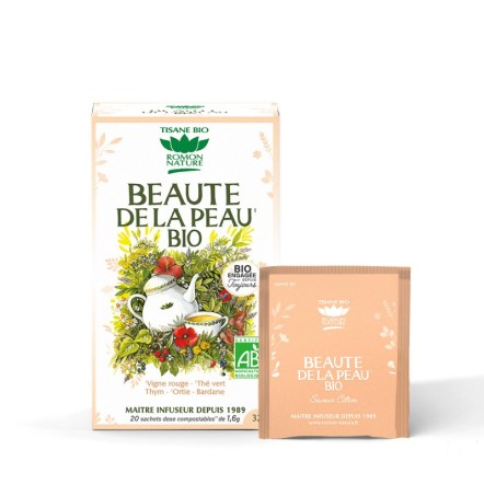 Tisane Beauté de la peau Bio en sachets