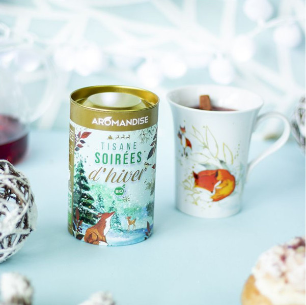 Coffret Tisane et Mug infuseur Renard